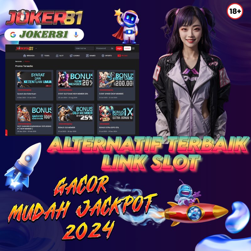 JOKER81 ALTERNATIF TERBAIK LINK SLOT GACOR MUDAH JACKPOT 2024